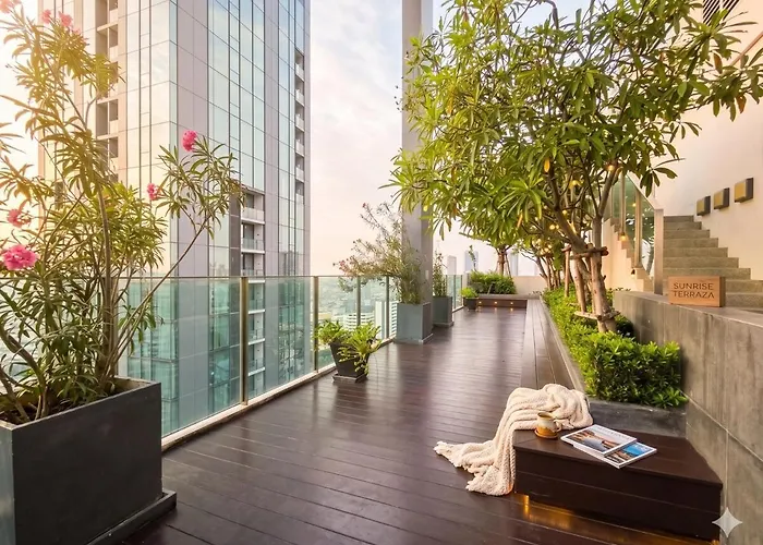 Skyline Mirror Enjoy The Same Brilliant Night View And Warm Sunshine As W From The Infinity Pool