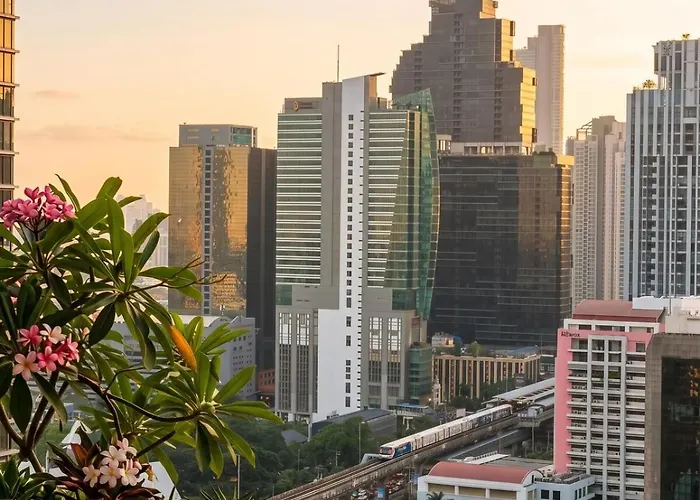 Skyline Mirror Enjoy The Same Brilliant Night View And Warm Sunshine As W From The Infinity Pool * Bangkok